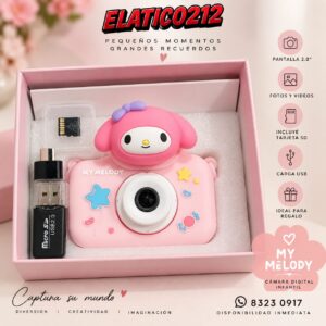 Cámara Digital Infantil My Melody: Captura su Mundo con Diversión y Creatividad